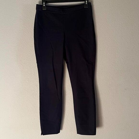 1901 Women's Size 2 Skinny Pants Navy Night Blue Ankle High Rise Stretch - Picture 2 of 11